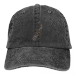 Bosinė beisbolo kepuraitė vyrams kauboji&scaron;kos skrybėlės moterims su snapeliu apsauga snapback gitaros roko kepurės Adjustable citrinos geltonos spalvos