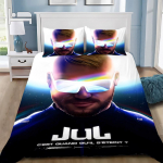 Antklodės užvalkalas Rapper JuL C'est Pas Pagalvės užvalkalas Patalynė Des Lol Rinkinys Suaugęs BerniukasMergaitė Miegamojo Dekoracija Viengulis Dvigulis Didelis Dydis Lova EU Single135x200cm white