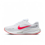 Nike Journey Run Balti Ry&scaron;kiai Raudoni Vilko Pilki Vyri&scaron;ki Sportbačiai Grynasis Platina FN0228-106 44.5