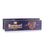 Cycle Pure Bansuri Beats Agarbatti Muskusiniai smilkalai 100g pakelis po 2 vnt. Puja ir atsipalaidavimui