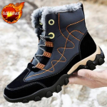 Auk&scaron;tos vir&scaron;ūnės, &scaron;ilti, &scaron;alčiui atsparūs vyri&scaron;ki sniego batai Nauji vyri&scaron;ki žieminiai batai Lauko žygių avalynė Madinga Prabangus Patogus Neslystantis 44