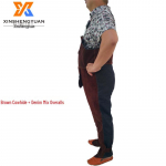 Karvės odos suvirintojo striukė: Atsparus kar&scaron;čiui, Apsaugantis nuo nudegimų, Apsauga nuo lankinio suvirinimo, Izoliuota oda suvirintojams.