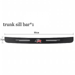 Anglies pluo&scaron;to automobilio durų slenksčių lipdukai Seat Leon FR+ Cupra Ibiza Altea Exeo Formula Racing galinės bagažinės buferio apsaugos lipdukai 1pcs-For-FR