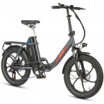 Maxtron MULE sulankstomas elektrinis dviratis, 250W variklis, 48V 20Ah nuimama baterija pilka