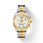 Tissot Nerūdijančio plieno sidabrinis ciferblatas Vyri&scaron;kas madingas laikrodis T101.917.22.031.00 sidabras