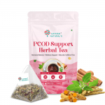 Hayman Natural PCOD ir PCOS palengvinanti žolelių arbata - 30 piramidės arbatos mai&scaron;elių, Hormonų pusiausvyros ir moterų gerovės arbata