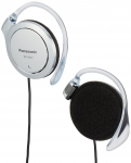 Panasonic RP-HZ47-S Sidabrinės ausinės su klipsu ant ausies, itin plonos 9,9 mm, lengvos