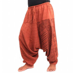 Vyri&scaron;ki Hiphop Harem Kelnės tarpkojo Baggy Joggers Didelio dydžio Boho Gypsy Aladdin Summer Bohemian Nepal Plačios kelnės Priežastys kelnės XL oranžinė