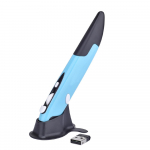 2,4 GHz belaidė optinio ra&scaron;iklio pelė Reguliuojama 500/1000 DPI optinis atverčiamas ra&scaron;iklis, skirtas asmeniniam kompiuteriui Android mėlyna