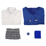Heathers Muzikinis-Veronica Sawyer Cosplay Kostiumas Vienodas Sijonas Apranga Helovino Karnavalo Kostiumai Pilni Rinkiniai S mėlyna
