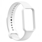 Silikoninis apyrankės dirželis, skirtas Huami Amazfit Band 7 apyrankės diržo pakeitimui i&scaron;maniojo laikrodžio juostos priedams For Huami Amazfit Band 7 balta