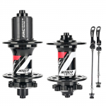 1 pora MTB dviračio stebulės priekinės galinės 8&ndash;11 greičių 6 letenos, 3 dantų diskinių stabdžių stebulės su greito atleidimo svirtimi