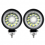 2 vnt. 4 colių LED darbo žibintų juostos 160 W 16000 LM itin ry&scaron;kūs vandeniui atsparūs apvalūs LED darbo žibintai