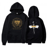 &bdquo;Fourth Wing&ldquo; dvipusiai megztiniai &bdquo;Basgiath War College&ldquo; gobtuvas Unisex megztiniai su gobtuvu &bdquo;Bookish&ldquo; gobtuvas ilgomis rankovėmis megztiniai vir&scaron;us XXXL