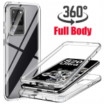 360 viso korpuso dėklas, skirtas Samsung Galaxy A55 A35 A56 A36 A25 A15 A54 A34 A24 A14 A05 A05S S25S24 S23 FE S22 S21 Ultra A73 A53 skaidrūs telefonų dėklai Samsung Galaxy S24 gryna