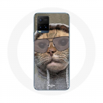 Coque pour Vivo Y21s 2021 / Y21 2021 Chat avec une capuche photo drole Animaux