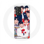 Coque pour Samsung Galaxy A52 BTS Affiche Memebers Cadeau de No&euml;l 2023