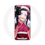 Coque pour Oppo A74 Anime Demon Slayer Kamado Nezuko Le jour de No&euml;l 2023