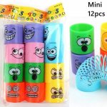 12 vnt Rainbow Magic Springs Circle žaislai Vaikų gimtadienio vakarėlis Dovanos Dovanos Suvenyriniai Darželio Svečiai Pinata Užpildai