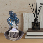 LED atgalinio srauto smilkalų degiklis figūrėlė, pora statulėlės meno dirbiniai krioklio laikiklis gyvenimui