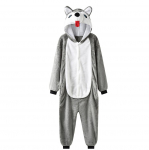 Husky Dog pižama Viso kūno drabužiai Anime Onesie suaugusiems Moteri&scaron;ki miegui skirti Helovino Cosplay kostiumai Vienetiniai namų drabužiai Kigurumi XL