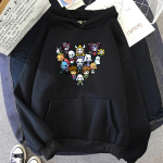 &bdquo;Undertale Chara&ldquo; žaidimo personažai, spausdinti gobtuvai, vyri&scaron;ki/moteri&scaron;ki &bdquo;Kawaii&ldquo; manga drabužiai, populiarūs grafiniai megztiniai, rudens vir&scaron;ūnės S