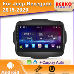 Multimedia grotuvas Jeep Renegade 2016-2020 m. Carplay Android Auto automobilinis radijas stereo 4G WiFi 4 core 1GB+32GB carplay