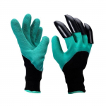 Sodininkystės pir&scaron;tinės su ABS plastiko nagais kasimui - 708004 - Žalios - Suaugusiems - Unisex