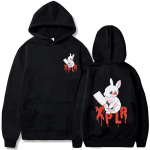 Sam Xplr Mercch Colby Rabbit Pocket Moteri&scaron;kas unisex mados džemperis S juoda