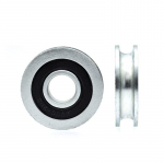 6 * 33 * 8 mm guolis apvalus skriemulys plieninė viela per liniją kėlimo rato kreipiamasis ratas