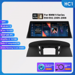 Ossuret 2din Android automobilio radijas Multimedijos vaizdo grotuvas BMW 5 serijai E60 E61 E63 E64 3 serijai E90 E91 E92 E93 Stereo GPS I&scaron;manusis Carplay 4G RDS HC1 1G 32G AI