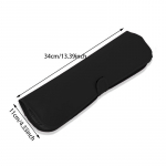 Garbanų žnyplės Apsauginis mai&scaron;elis nuo nusiplikymo Plaukų tiesintuvas Atsparus auk&scaron;tai temperatūrai Apsauginis mai&scaron;elis nuo nusiplikymo Elektrinės &scaron;ukos Sulankstomas laikymo mai&scaron;elis One Size juoda