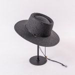 Vasarinė rankų darbo popieriaus &scaron;iaudų skrybėlė su virvele, klasikinė fedora, vyrams, moterims, panamjazz skrybėlė head size 57cm