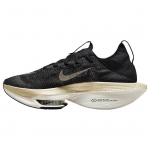 Nike Air Zoom Alphafly NEXT% 2 Juodi Auksiniai Vyri&scaron;ki Sportbačiai DN3555-001 44.5
