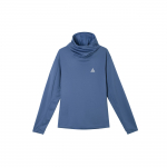 Nike Dri-Fit Adv Lava Tree Apsauginiai nuo saulės Greitai džiūstantys Mar&scaron;kinėliai ilgomis rankovėmis su gobtuvu Vyri&scaron;ki vir&scaron;utiniai drabužiai Phantom-Blue DX6968-491 XL