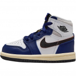 Air Jordan 1 Retro High OG TD Rare Air - Tamsiai karali&scaron;kos mėlynos spalvos Kūdikio sportbačiai Balti Neutraliai pilki Juodi FD1413-100 21