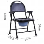 Ne&scaron;iojama tualeto kėdė, buitinė, su auk&scaron;tu atlo&scaron;u, du&scaron;o kėdė nė&scaron;čiai moteriai, senjorams, neįgaliesiems, sulankstoma, priežiūros tualeto sėdynė