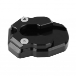 Motorcycle Anti skid Side Stand Enlarger Extension Pad Plate for Yamaha Nmax155 XMAX 300 Black juoda