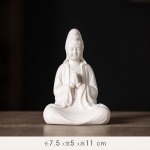 Bodhisatva Guanyin Budos Statulėlė Ornamentas Keramika Porcelianas Atgalinio Srauto Smilkalinė Buda NAMŲ &Scaron;ventovė Altorius FENG SHUI Statulėlė