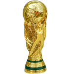 Auksinė dervos futbolo trofėjus čempionams futbolo trofėjai dervos ornamentas futbolo gerbėjo dovana namų dekoracija amatas 36CM