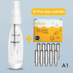 Ne&scaron;iojamas gazuoto vandens aparatas Sodaplus Namų ūkio 1L Gazuotų vandenų aparatai Su CO2 balionu Aparatas Soda Stream Maker