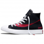 Coca-Cola X Converse Chuck Taylor Classic Patogūs auk&scaron;takulniai drobės batai Unisex sportbačiai Juodi A18435C 38