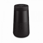 Ne&scaron;iojama Bluetooth garsiakalbė Belaidė vandeniui atspari garsiakalbė su 360&deg; garsu Juoda
