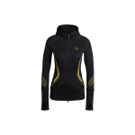 Adidas Stella McCartney TP LS C.R. Juostelės Detalė Logotipo Spaudinys Su Gobtuvu Striukė Moteri&scaron;ka Striukė Juoda HI6055 S