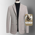 Vyri&scaron;ki &scaron;varkai Eleganti&scaron;ki Pavasario Rudens Nauji Stori Slim Fit Vilnoniai &Scaron;varkai Kostiumai Vintažiniai Kasdieniai Verslo Vyri&scaron;ki Vilnoniai &Scaron;varkai 4XL M