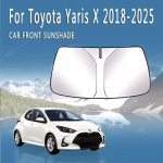 Automobilio priekinio stiklo saulės skydelis &Scaron;ilumos izoliacija Saulės gaudyklė Vasaros Automobilio Aksesuarai Toyota Yaris X 2018-2025 2019 2020 2021 2022