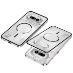 Dėklas Nothing Phone 4A Pro Phone 4A Aliuminio Lydinio Metalinis Rėmelis Buferis Matinis Akrilas Magsafe Belaidžio Įkrovimo Dangtelis
