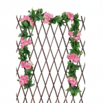2,4 m dirbtinio žydėjimo imitacinis &scaron;ilko Rose Flower Vine Ivy namų vestuvių dekoras