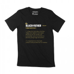 Ultrabasic Vyri&scaron;ki mar&scaron;kinėliai Proud Black Father Matter Graphic Tee Dovanos tėčiams XS juoda