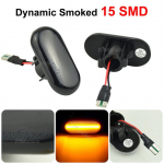 LED dinaminis posūkio signalo &scaron;oninis žymeklis, skirtas Renault Megane 1 Clio1 2 KANGOO ESPACE Dacia Duster Dokker Lodgy Smart Fortwo 453